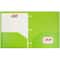 JAM Paper 3-Hole Heavy Duty Plastic Pocket Folder, 6ct.
